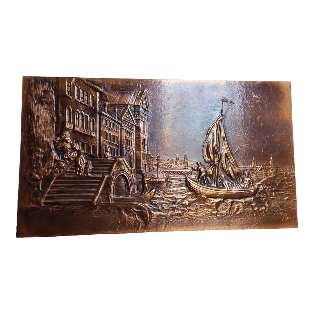 Mid-Century Copper Wall Art