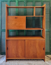 Load image into Gallery viewer, MID CENTURY VINTAGE TEAK WALL UNIT/ROOM DIVIDER
