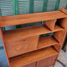 Load image into Gallery viewer, MID CENTURY VINTAGE TEAK WALL UNIT/ROOM DIVIDER
