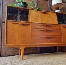 Load image into Gallery viewer, MID CENTURY HIGH SIDEBOARD/BUFFET/CABINET BY JENTIQUE (MADE IN ENGLAND)
