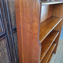 Load image into Gallery viewer, VINTAGE MID CENTURY HARDWOOD BOOKCASE
