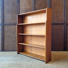 Load image into Gallery viewer, VINTAGE MID CENTURY HARDWOOD BOOKCASE
