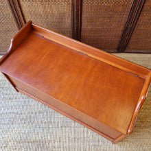 Load image into Gallery viewer, MID CENTURY SOLID MYRTLE BLANKET/ STORAGE BOX
