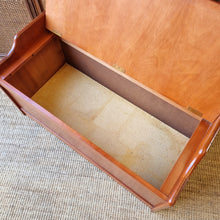 Load image into Gallery viewer, MID CENTURY SOLID MYRTLE BLANKET/ STORAGE BOX
