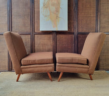 Load image into Gallery viewer, 2 MID CENTURY &#39;SLIPPER&#39; CHAIRS. PRICE IS EACH.
