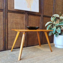 Load image into Gallery viewer, MID CENTURY SOLID HARDWOOD COFFEE TABLE
