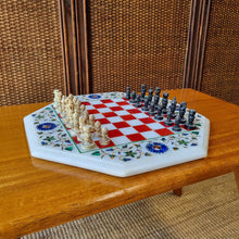 Load image into Gallery viewer, OCTAGONAL MARBLE CHESS SET
