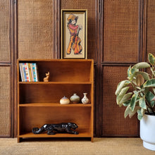 Load image into Gallery viewer, VINTAGE SMALL SOLID HARDWOOD BOOKCASE
