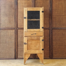 Load image into Gallery viewer, RUSTIC VINTAGE REFURBISHED MEATSAFE STORAGE CABINET PANTRY
