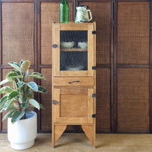 Load image into Gallery viewer, RUSTIC VINTAGE REFURBISHED MEATSAFE STORAGE CABINET PANTRY
