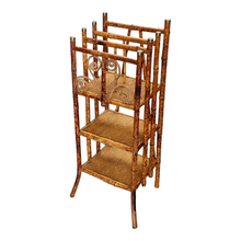 Load image into Gallery viewer, ANTIQUE TORTOISESHELL CANE &#39;CANTERBURY&#39;, MAGAZINE RACK, BOOK STAND, ETC. #1
