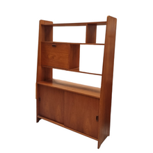 Load image into Gallery viewer, MID CENTURY VINTAGE TEAK WALL UNIT/ROOM DIVIDER
