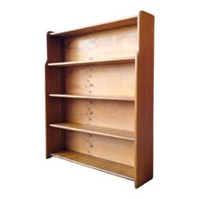 Load image into Gallery viewer, VINTAGE MID CENTURY HARDWOOD BOOKCASE
