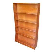 Load image into Gallery viewer, MID CENTURY SOLID HARDWOOD BOOKCASE
