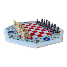 Load image into Gallery viewer, OCTAGONAL MARBLE CHESS SET
